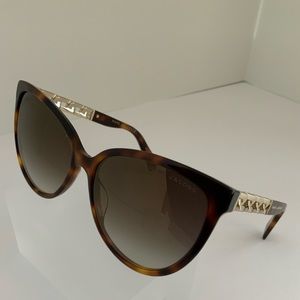 Marc Jacobs Gold Braided Temple Sunglass NWT